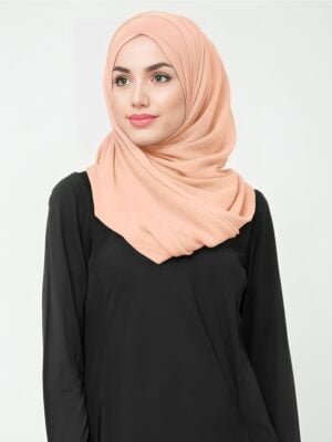 Apricot Georgette Scarf/Stoler