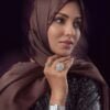 Chocolate Satin Silk Hijab/Stoler