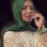 Evergreen Satin Silk Hijab/Stoler