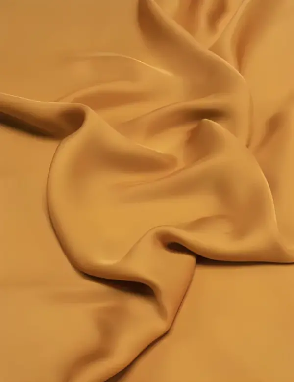 Golden Satin Silk Hijab/Stoler