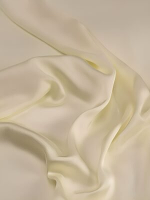 Off-White Satin Silk Hijab/Stoler - fabirc view