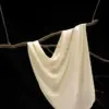 Off-White Satin Silk Hijab/Stoler