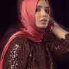 Rosewood Satin Silk Hijab/Stoler