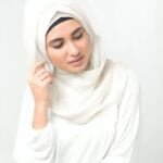 Whisper White Chiffon Hijab Scarf/Stole